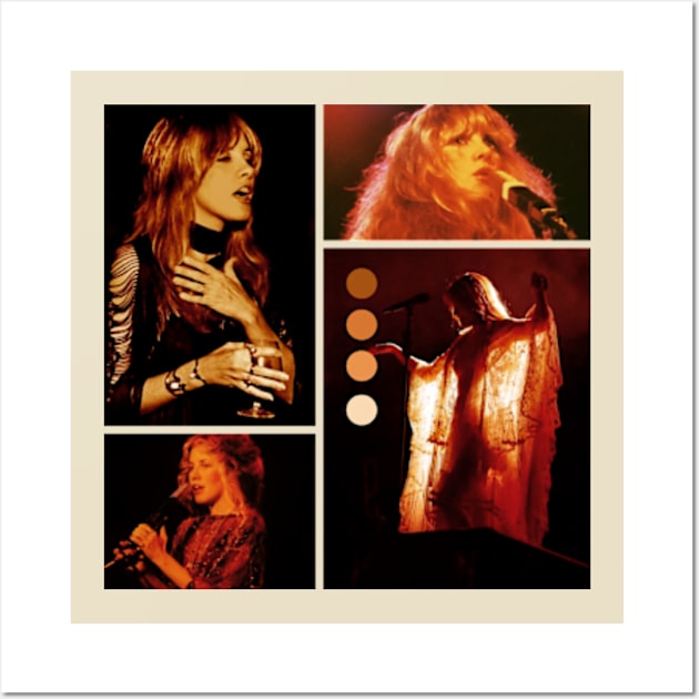 stevie nicks vintage performace Wall Art by SKULLBERRY